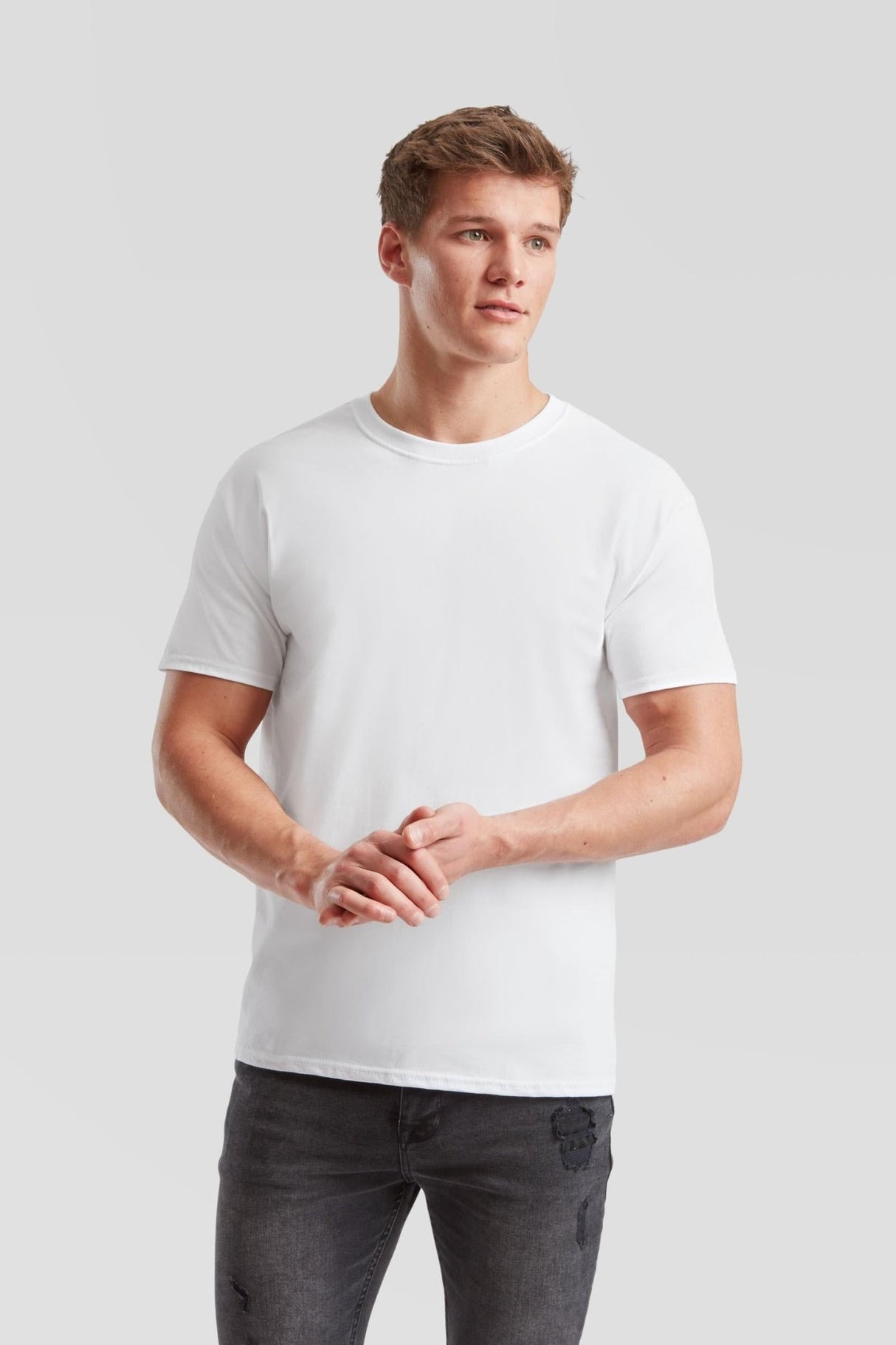 Hazkit - Iconic Fruit of the Loom Ringspun Premium Men's T-Shirt - Fruit of the Loom
