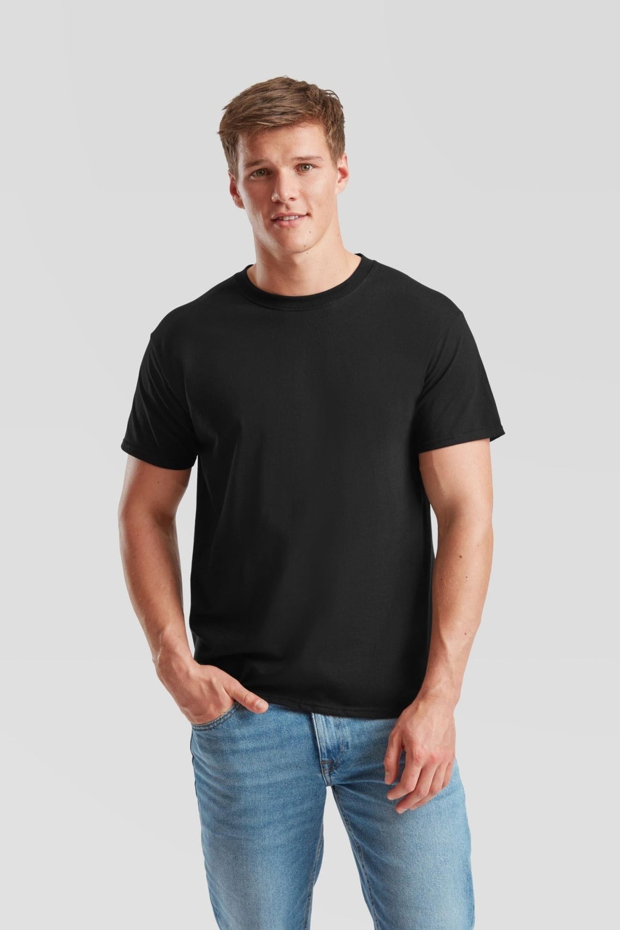 Hazkit - Iconic Fruit of the Loom Ringspun Premium Men's T-Shirt - Fruit of the Loom