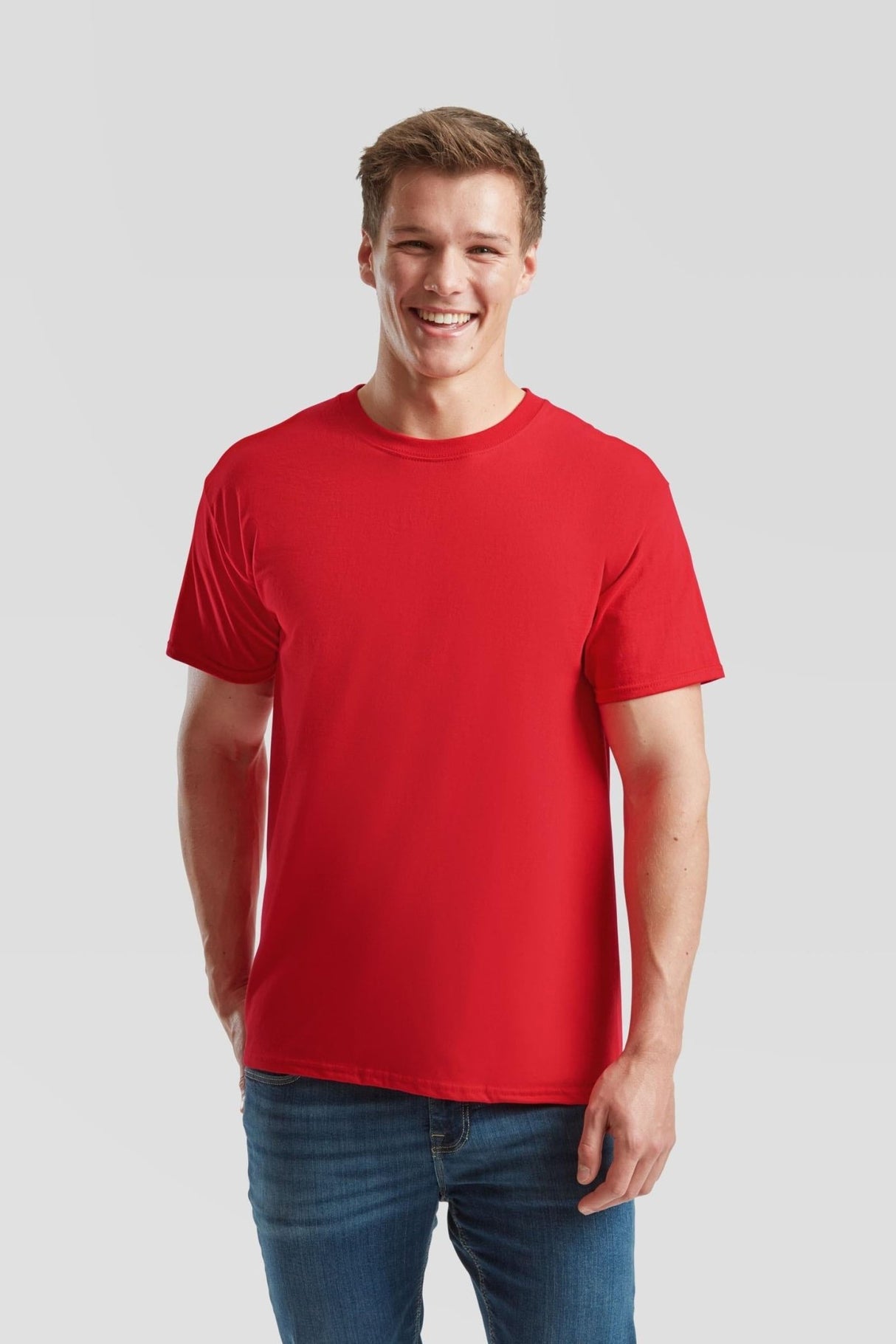 Hazkit - Iconic Fruit of the Loom Ringspun Premium Men's T-Shirt - Fruit of the Loom