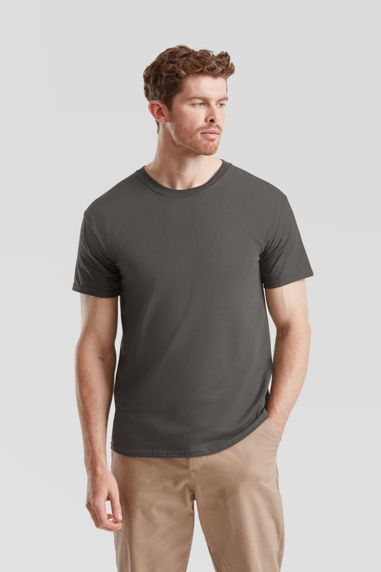 Hazkit - Iconic Fruit of the Loom Ringspun Premium Men's T-Shirt - Fruit of the Loom