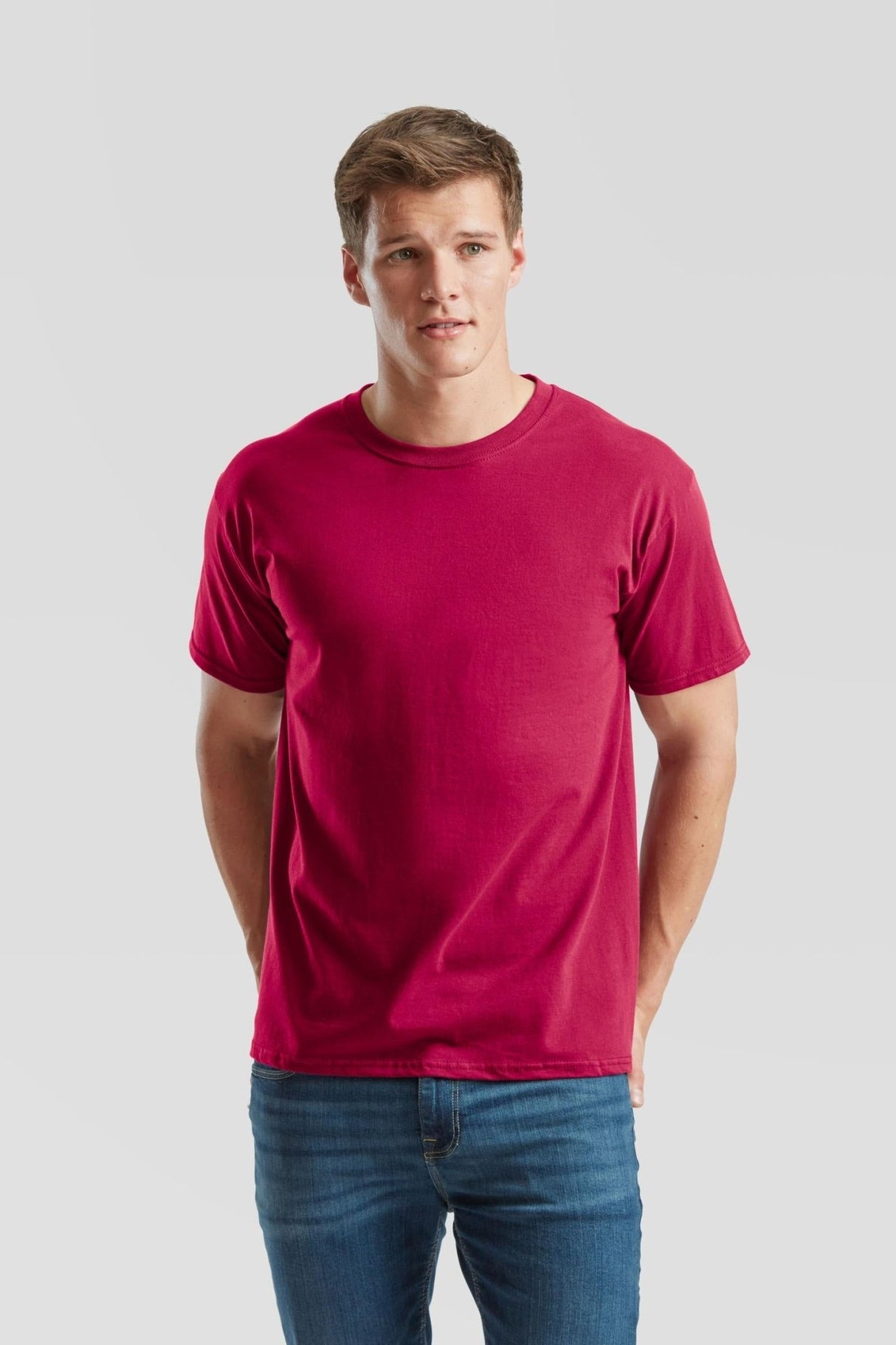 Hazkit - Iconic Fruit of the Loom Ringspun Premium Men's T-Shirt - Fruit of the Loom