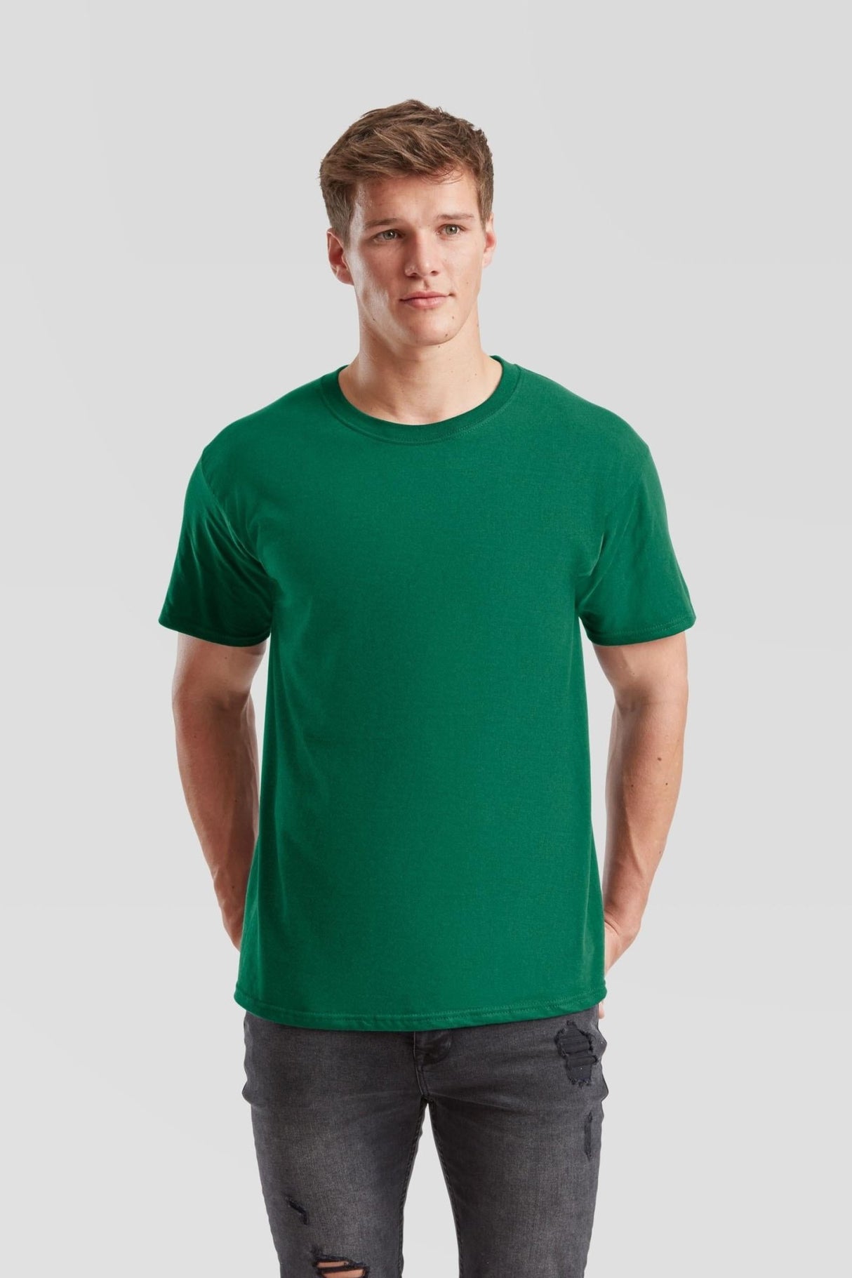Hazkit - Iconic Fruit of the Loom Ringspun Premium Men's T-Shirt - Fruit of the Loom