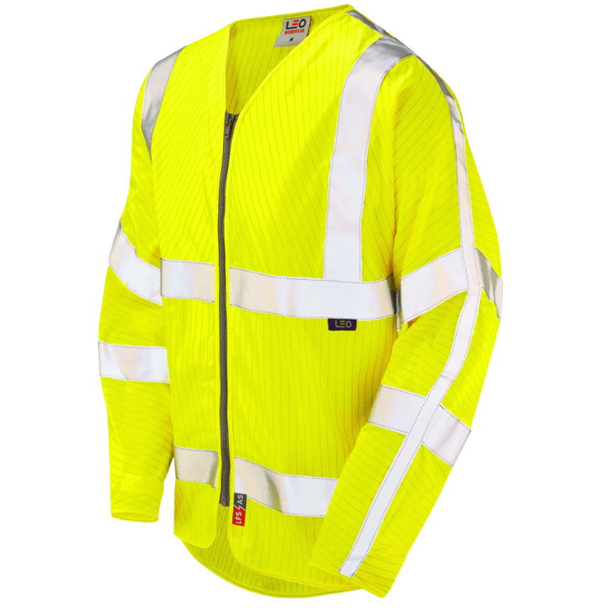 Hazkit - Leo EcoViz Hi - Vis AS FR Long Sleeve Vest