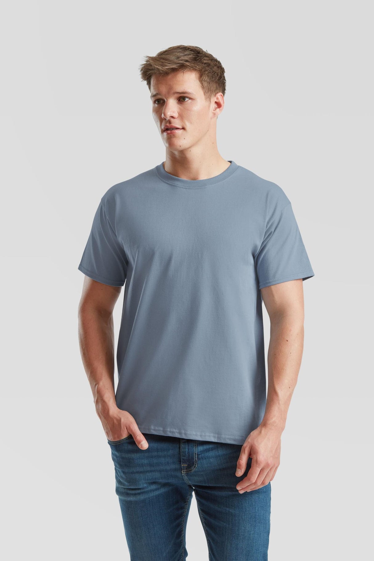 Hazkit - Iconic Fruit of the Loom Ringspun Premium Men's T-Shirt - Fruit of the Loom