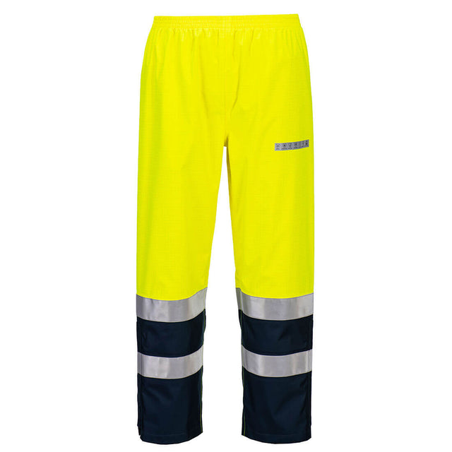 Hazkit - Portwest Arc Flash AS FR Waterproof Bizflame Rain+ Hi - Vis Multi - Norm Over Trousers - FR410