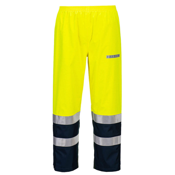 Hazkit - Portwest Arc Flash AS FR Waterproof Bizflame Rain+ Hi - Vis Multi - Norm Over Trousers - FR410