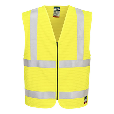 Hazkit - Portwest Bizflame Hi - Vis Reflective Fire Retardant Anti Static Vest - FR615