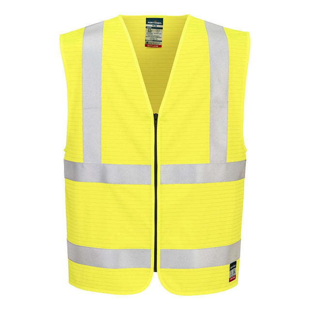 Hazkit - Portwest Bizflame Hi - Vis Reflective Fire Retardant Anti Static Vest - FR615