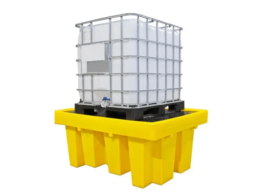 Hazkit - Single IBC Low Bunded Pallet - 1 IBC Capacity