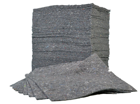 Hazkit - 100 EVO Recycled Absorbent Pads Boxed or Poly - Wrapped - Oil, Fuel and Solvents - EVO