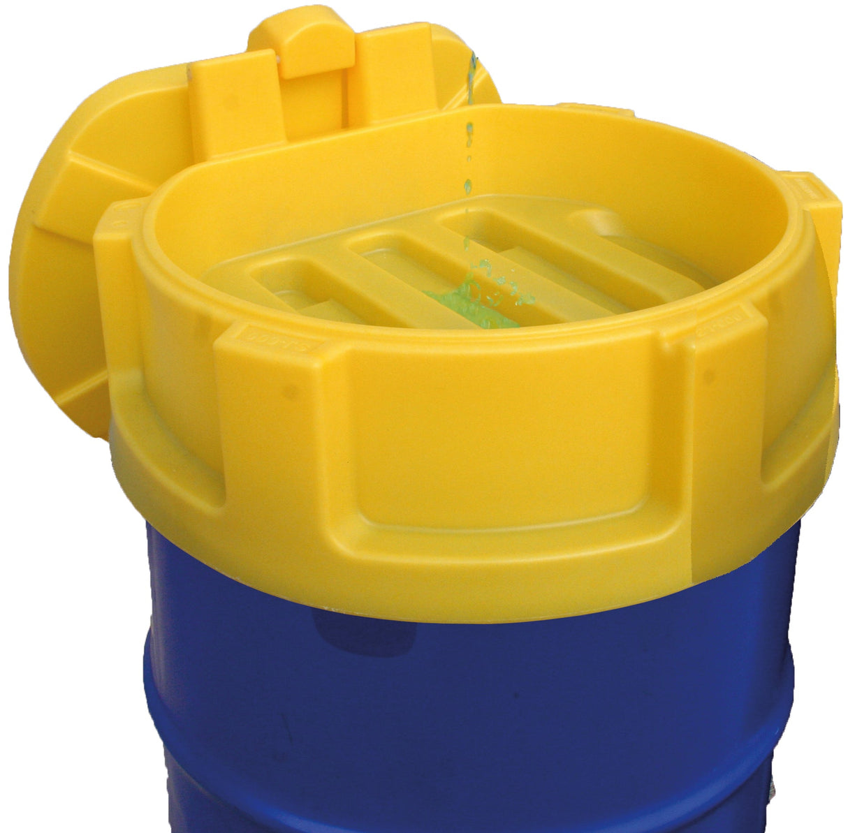 Hazkit - 205l Drum Funnel with Lid - Spill Free Filling - Built In Debris Strainer - Fentex