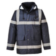 Hazkit - Portwest Iona Lite Reflective Waterproof Cold certified up to - 40°C Traffic Jacket - Navy - S433 - Portwest