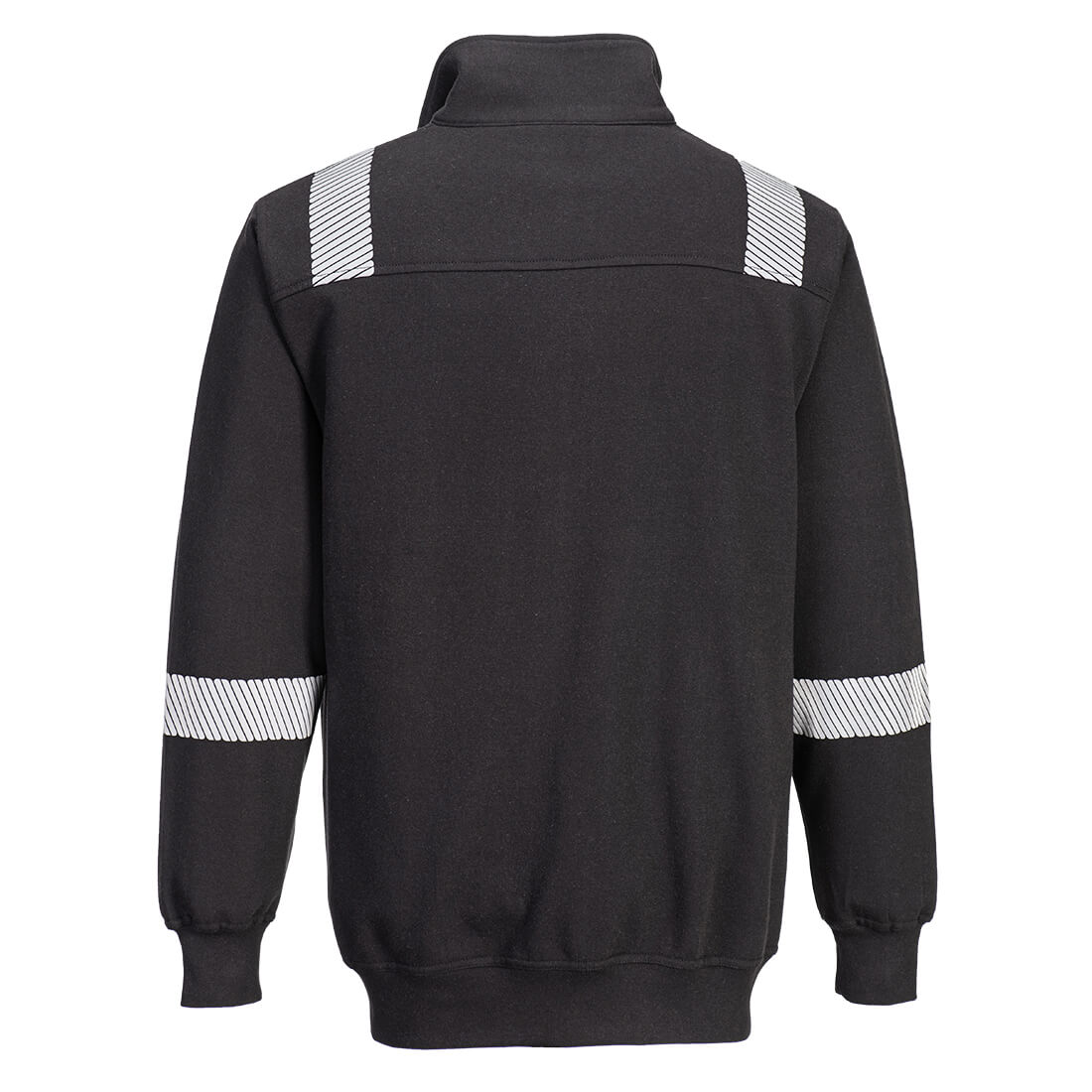 Hazkit - Portwest WX3 Arc Flame Resistant Anti Static Sweatshirt - Black FR710 - Portwest