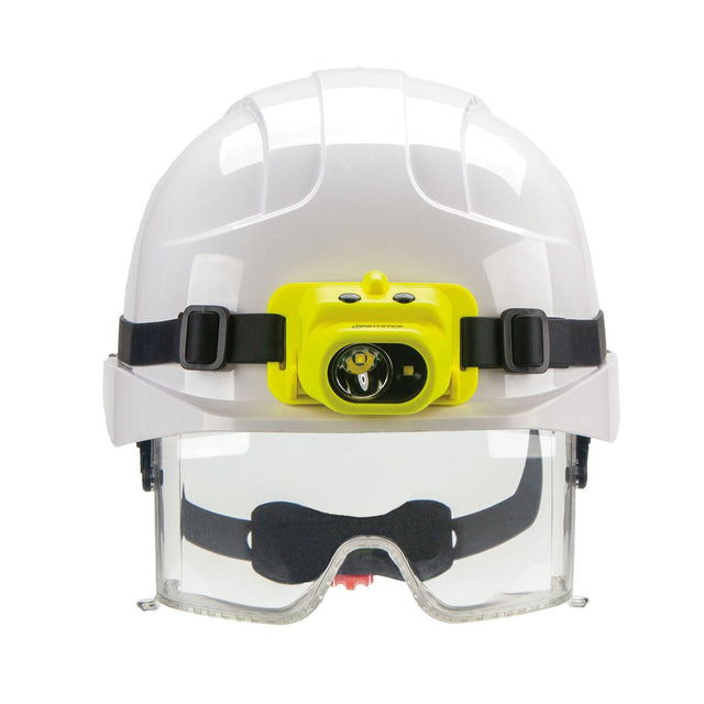 Hazkit - Rechargeable Nightstick Zone 0 ATEX Head Torch - Intrinsically Safe - 87m Dual - Light LED Beams - Nightstick