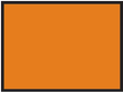 Hazkit - Solid ADR Orange Coloured Plate 300 x 400mm - Stainless steel - Hazkit
