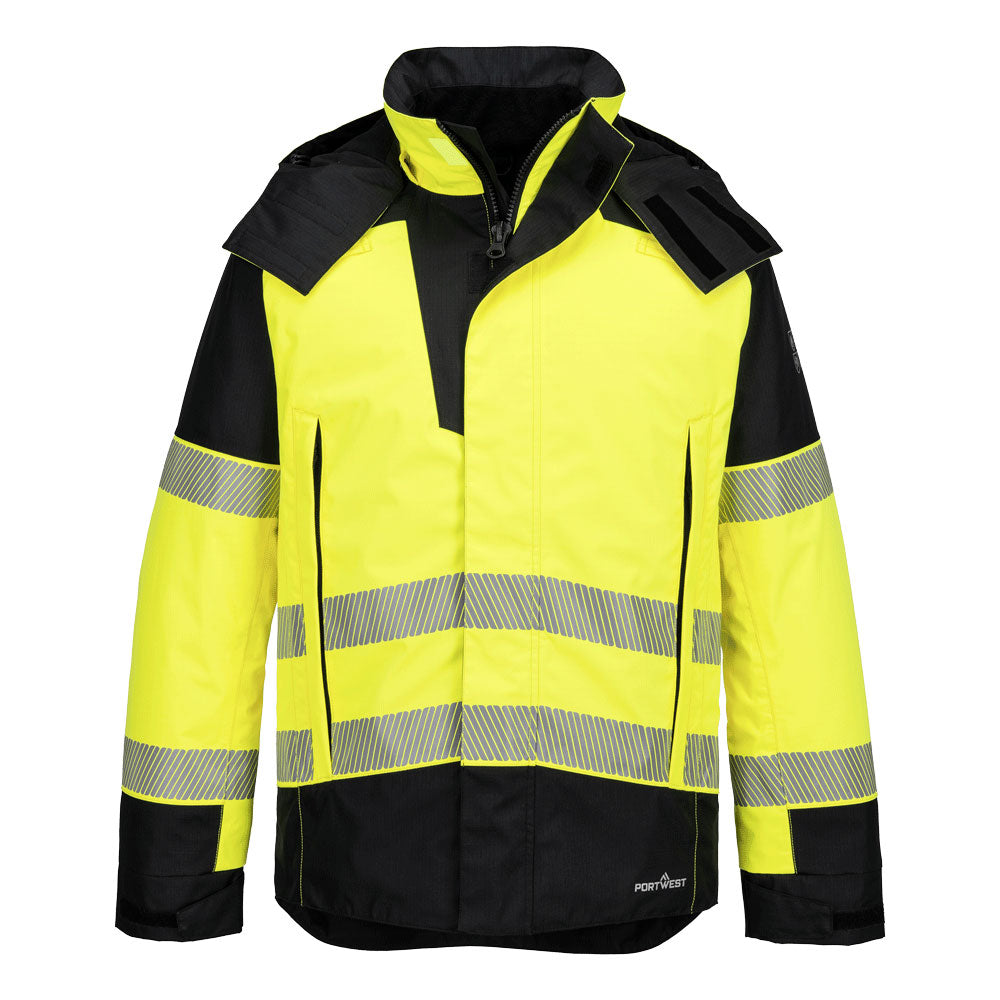 Portwest PW3 Arc Flash AS FR Modaflame Work Hi-Vis Multi-Norm Winter Jacket - FR606