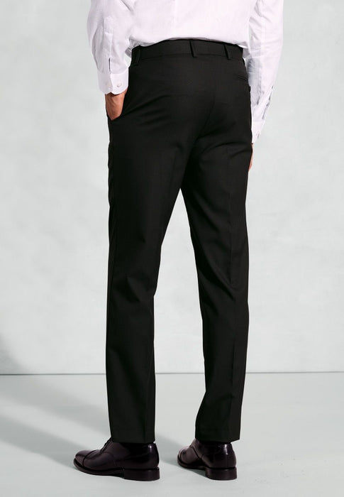 Hazkit - Brook Taverner Tailored Monaco Men’s Black Suit Trousers - 31.5" Regular