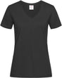 Hazkit - Classic V - Neck T-Shirt 155 Ladies