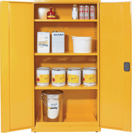 Hazkit - Flammable Material Storage Cabinet COSHH - 3 Shelves