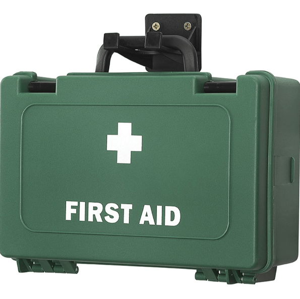 Hazkit - HSE Workplace PLUS Combination First Aid and Eye Wash Kit - Portable or Wall Mounted