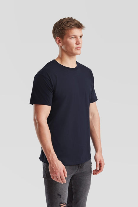 Hazkit - Iconic Fruit of the Loom Ringspun Premium Men's T-Shirt - 061422032S - Fruit of the Loom