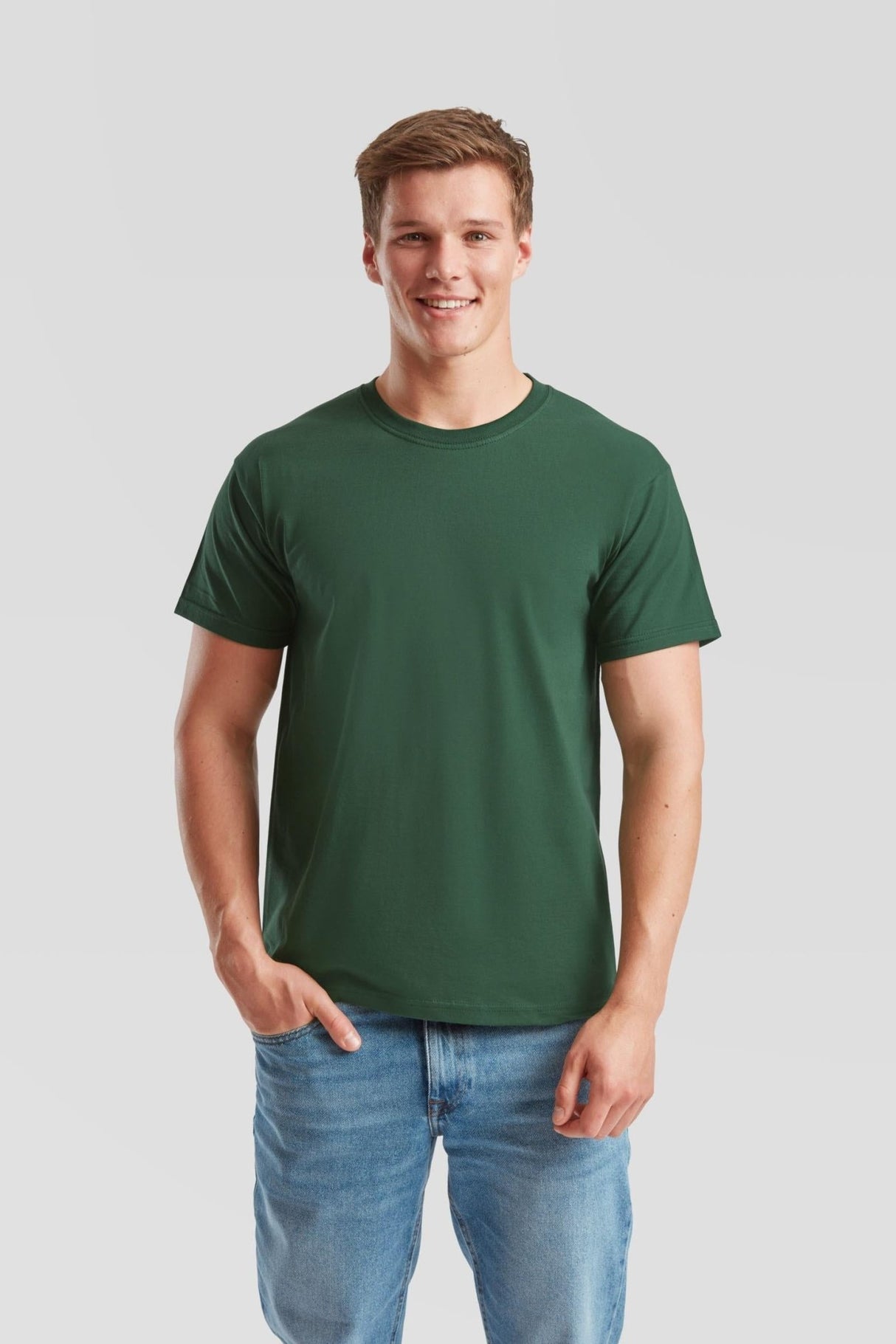 Hazkit - Iconic Fruit of the Loom Ringspun Premium Men's T-Shirt - Fruit of the Loom