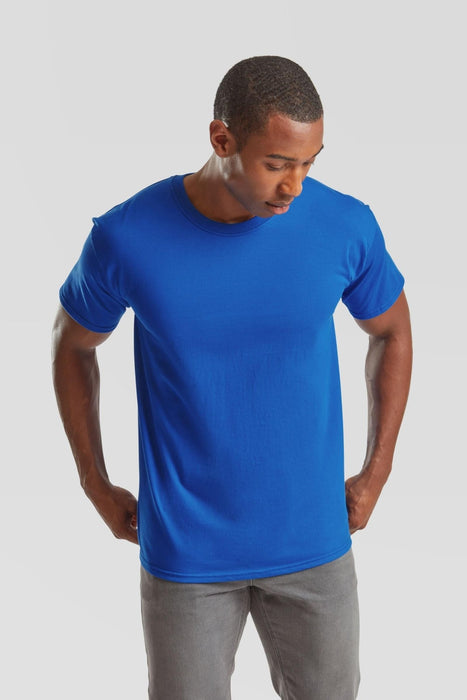 Hazkit - Iconic Fruit of the Loom Ringspun Premium Men's T-Shirt - 061422051S - Fruit of the Loom