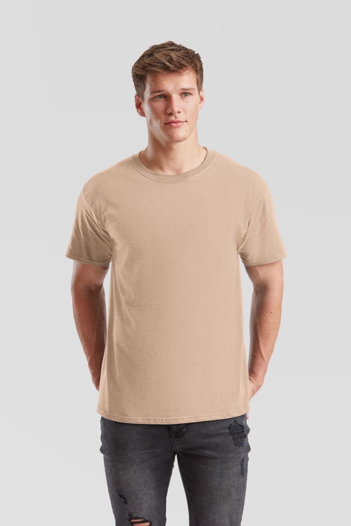 Hazkit - Iconic Fruit of the Loom Ringspun Premium Men's T-Shirt - Fruit of the Loom