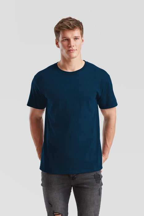 Hazkit - Iconic Fruit of the Loom Ringspun Premium Men's T-Shirt - 0614220YBS - Fruit of the Loom