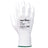 Hazkit - Pack of 12 - Bestseller Portwest Grey Breathable General Handling Cut Protection PU Work Gloves - A120