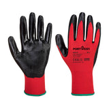 Hazkit - Pack of 12 - Portwest Flexo Grip 13 Nitrile Coated Work Gloves - A310