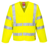 Hazkit - Portwest Bizflame Hi - Vis AS FR Long Sleeve Vest - FR85