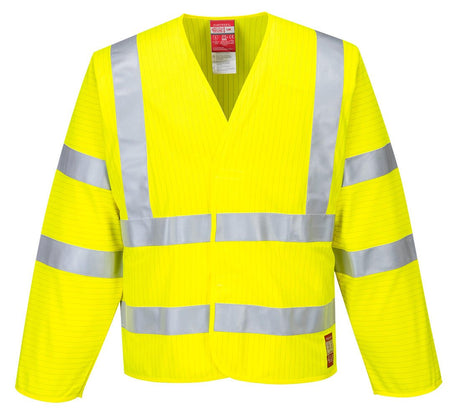 Hazkit - Portwest Bizflame Hi - Vis AS FR Long Sleeve Vest - FR85