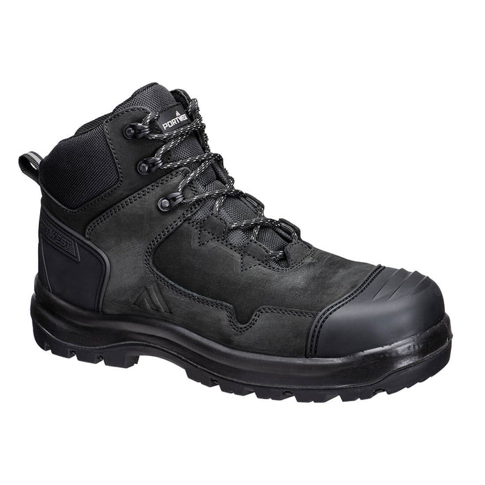 Hazkit - Portwest Compositelite Nubuck Leather Mid Boot S3S - FD04 - Portwest