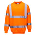 Hazkit - Portwest Lightweight Hi Vis Sweatshirt - B303 - 5036108256242 - Portwest