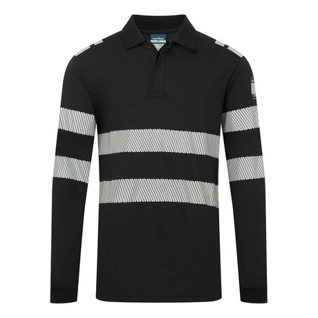 Hazkit - Portwest Modaflame Long Sleeve Fire Retardant Anti Static Polo Shirt - FR733
