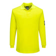 Hazkit - Portwest Modaflame Long Sleeve Fire Retardant Anti Static Polo Shirt - FR805