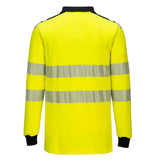 Hazkit - Portwest PW3 Arc Flash Flame Retardant Anti Static Modaflame Long Sleeve Polo Shirt - FR702