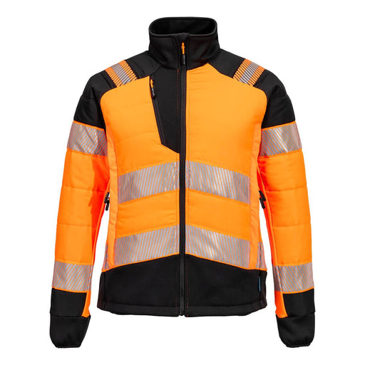 Hazkit - Portwest PW3 Women's Hi - Vis Hybrid Insulated Baffle Jacket - T171