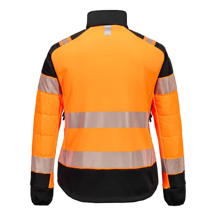 Hazkit - Portwest PW3 Women's Hi - Vis Hybrid Insulated Baffle Jacket - T171