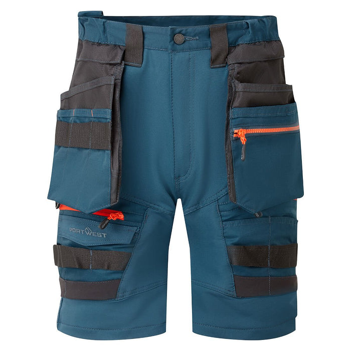 Hazkit - Portwest Stretch DX4 Detachable Holster Work Shorts - DX444 - 5036108409792 - Portwest