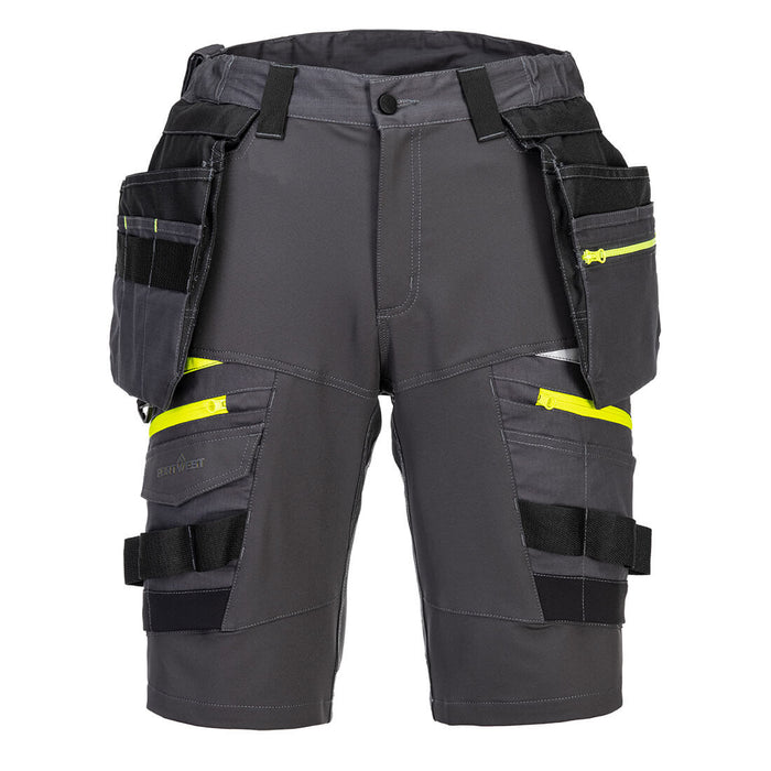 Hazkit - Portwest Stretch DX4 Detachable Holster Work Shorts - DX444 - 5036108409921 - Portwest