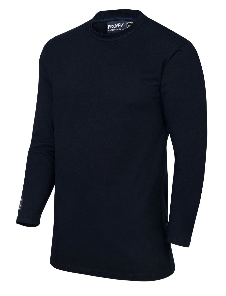 Hazkit - ProGARM 5430 Flame Retardant Anti Static Long Sleeve T Shirt Navy