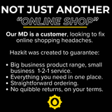 Hazkit - StaySafe All - in - 1 Lightweight Compact Fire Extinguisher - Extinguish multiple types of fire IN SECONDS