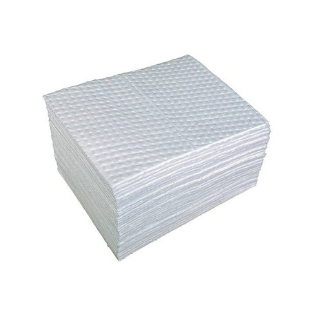 Hazkit - 100 Drizit Extreme Heavyweight Perforated Oil Absorbent Pads - Oil & Fuel - Drizit