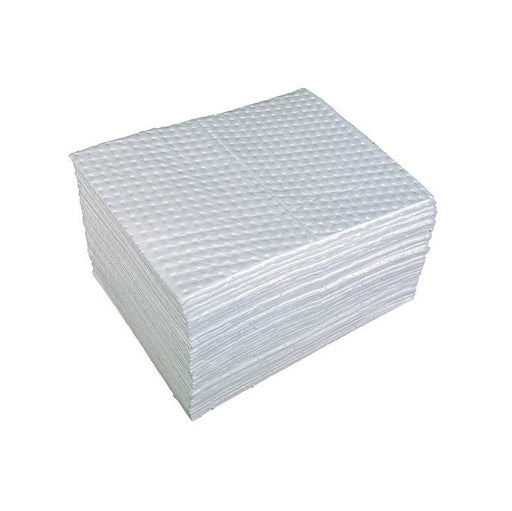 Hazkit - 100 Drizit Extreme Heavyweight Perforated Oil Absorbent Spill Pads - Oil & Fuel - Drizit