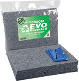 Hazkit - 15 EVO Recycled Absorbent Pads in Clip Top Bag - Oil, Fuel and Solvents - EVO
