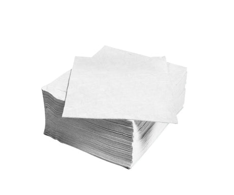 Hazkit - 200 Drizit White Lightweight Oil Absorbent Pads - Oil & Fuel - Drizit