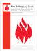 Hazkit - A4 Company Fire Log Book - HSE Compliant - Hazkit