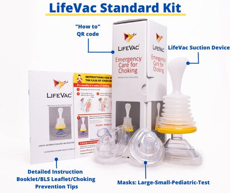 Hazkit - BUNDLE AND SAVE - Combo LifeVac® Travel + Home Kit Anti - choking Device - Lifevac Europe